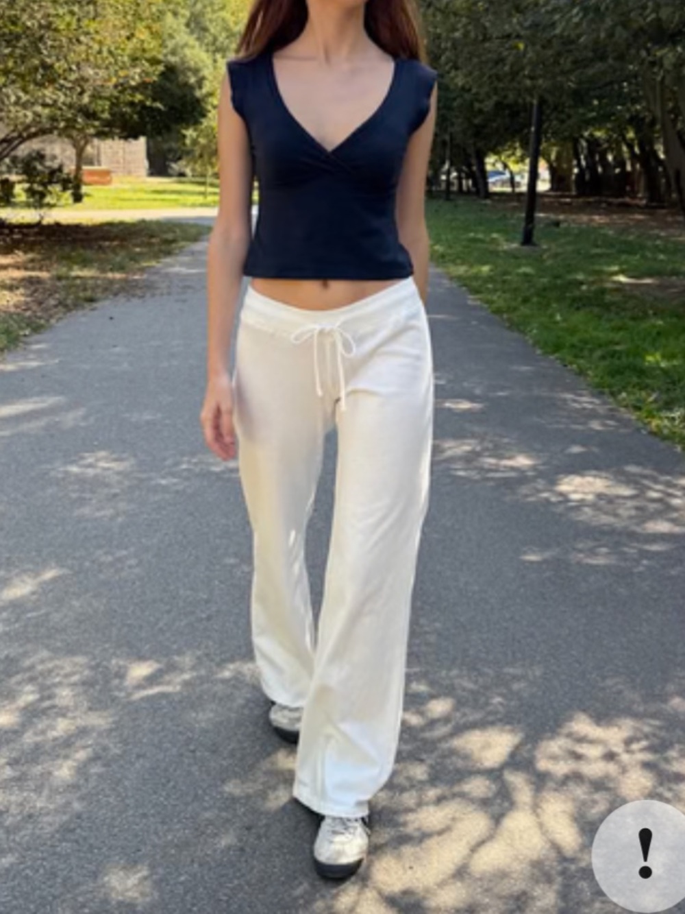 Brandy Melville White Sweatpants Hillary Sweatpants